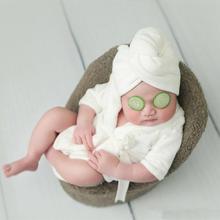 Newly Newborn Baby Soft Plush Photography Props Scarf Bathrobe Shower Costume Gift 2024 - buy cheap