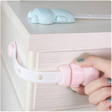 1Pcs Baby Kids Safety Care Plastic Locks Straps Infant Baby Protection Drawer Door Cabinet Cupboard Toilet Safety Locks 2024 - buy cheap