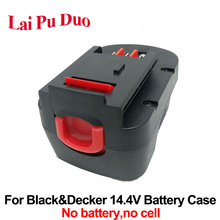 For Black&Decker 14.4V Ni-CD Plastic Case (No battery cells) Power Tool Battery A144 HPB14 499936-34 499936-35 Shell Cover 2024 - compra barato