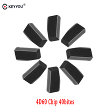 KEYYOU 10 pcs/lot Car Key Car Transponder Chip 4D60 Chip For Ford Fiesta Connect Focus Mondeo Ka 4D Blank Carbon Chip 2024 - buy cheap
