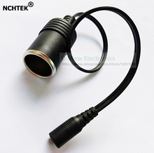 NCHTEK-Cable de alimentación hembra para encendedor de coche, toma hembra DC 5,5x2,1mm, envío gratuito por DHL, 100 unidades 2024 - compra barato