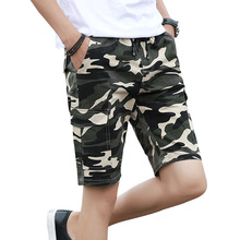 TECHOME Casual Cotton Military Camo Workout Bermuda Shorts For Men 2019 Hot Camouflage Cargo Mens Summer Quick Dry Board Shorts 2024 - buy cheap