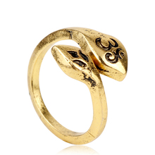 Женское кольцо в ретро стиле, Открытое кольцо с 3d-надписью «значок на вороне» 2024 - купить недорого