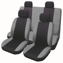 Capa de assento de carro universal, capa completa de tecido poliéster 80g de malha preta, conjunto universal para a maioria dos modelos de carro 2024 - compre barato