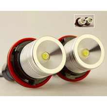2X LED Angel Eyes Marker Car Headlight Accessorie Lights Bulbs For BMW E39 E53 E60 E61 E63 E64 E65 E66 E87 525i 530i xi 545i M5 2024 - купить недорого