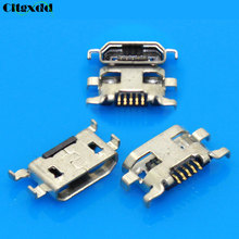 Cltgxdd 100Pcs Micro USB Jack Connector Female 5 Pin Charging Port For Motorola Moto G2 G+1 XT1063 XT1064 XT1068 XT1069 2024 - buy cheap