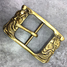 Chinese Style Brass Belt Buckle Classical Guan Yu Belt Buckle High Quality Belt Buckle For Man Belt Leather BK0115 2024 - buy cheap