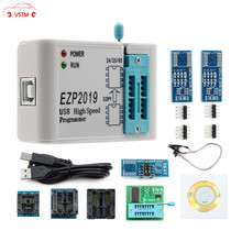 high-speed EZP 2019 USB SPI Programmer with 7 adapters EZP2019 support 32M Flash 24 25 93 EEPROM 25 flash bios WIN7 WIN8 2024 - buy cheap