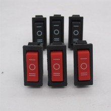 10pcs red black Rocker Switch with 3 Pin ,NO/OFF/NO,16A 250VAC 20A 125VAC,KCD3-102 2024 - buy cheap