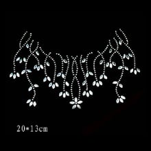 10pc/lot Willow decor Hot Fix Rhinestones motif Heat Transfer on Design Iron On clothes T Shirt dancing dress sticker 2024 - buy cheap