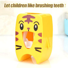 Dispensador automático de pasta dental con dibujos animados, soporte para cepillo de dientes, accesorios de baño, exprimidor de pasta de dientes para el hogar 2024 - compra barato