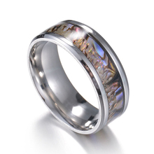 Кольца EKUSTYEE из нержавеющей стали для мужчин и женщин, недорогие классические элегантные ретро обручальные кольца шириной 8 мм для девушек 2024 - купить недорого