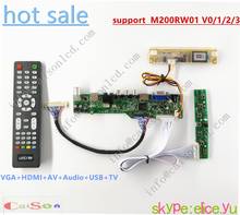ЖК-дисплей плата контроллера ТВ M200RW01 V0/1/2/3 предмета в комплекте 20 дюймов с поддержкой HDMI, VGA, AV аудио USB ТВ 2024 - купить недорого