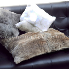 Refletor fashion universal de pele de coelho popular capa de almofada sofá atacado decoração de carro de casa 2024 - compre barato