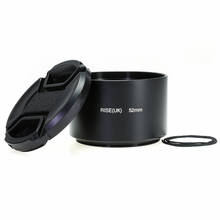 52mm Professional Telephoto Metal Lens Hood 52mm Screw In 52mm Filter Thread+Cap 2024 - buy cheap