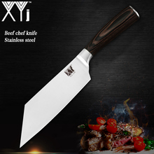 XYj-cuchillo de cocina de acero inoxidable 7Cr17 para Chef, cuchillas súper afiladas, cortador de cuchilla de alto carbono Kirisuke, herramientas de cocina japonesas 2024 - compra barato