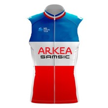 2019 ARKEA SAMSIC Pro Team France Champion Summer Sleeveless Cycling Vest Mtb Clothing Bicycle Maillot Ciclismo Bike Clothes 2024 - buy cheap