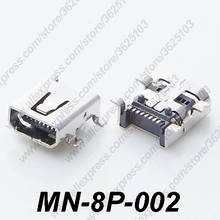 10PCS MN-8P-001/MN-8P-002 Mini USB 2.0 Female Socket 8Pin 4Feet SMT/DIP USB 2.0 Connector Female Phone Charging Jack 2024 - buy cheap