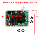 DIY! 12 V 4CH (Channel) Receptor do Sistema de Controle Remoto & 2 Transmissores Sem Fio Forma de Trabalho é ajustável 433 Mhz/315 Mhz 4 Relé - foto 2026 DIY! 12 V 4CH (Channel) Receptor do Sistema de Controle Remoto & 2 Transmissores Sem Fio Forma de Trabalho é ajustável 433 Mhz/315 Mhz 4 Relé - foto 2026
