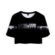 Escape from Tarkov 3D Printed Women Crop Top Fashion Summer Short Sleeve T-shirts 2019 Hot Sale Girls Casual Sexy Summer Wear 2024 - buy cheap