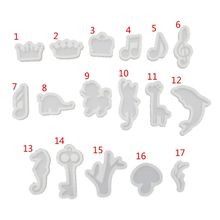 3pcs Cat Rabbit Deer Dolphin DIY Epoxy Resin Molds Silicone Resin Mold Jewelry Tools 2024 - buy cheap