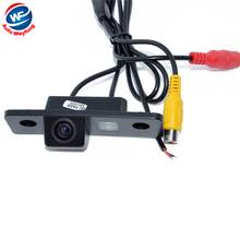 Cámara de visión trasera para coche, videocámara de respaldo con cable CCD, cámara de aparcamiento para coche VW Skoda Octavia nocturna, impermeable, 2015 2024 - compra barato
