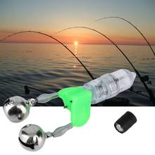 LED Flash Light Night Electronic Fishing  Alarm Finder Lamp Double Twin Bells Tip Clip On Fishing Rod Tackle HOT 2024 - buy cheap