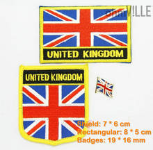 2016 Promotion Fallout The English Uk British Flag Patch Iron On Patches - 100% Quality Guarantee Embroidered + Free Shipping 2024 - buy cheap