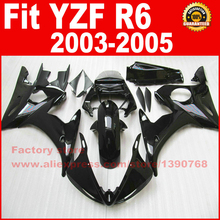 ABS Factory motorcycle fairing kits for YAMAHA 2003 2004 2005 R6 glossy black YZF R6 03 04 05 fairings kit  parts 2024 - buy cheap