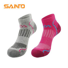 NEW 2 pairs Running Socks SANTO/S045 Cotton Men Women Sports Socks Quick Dry Outdoor Climbing Hiking Socks 2024 - buy cheap