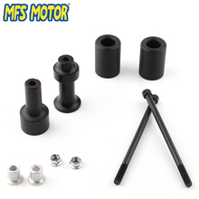 Freeshipping motorcycle parts No Cut Frame Slider Crash Protector For Kawasaki 2003 2004 2005 2006 Z1000 black 2024 - buy cheap