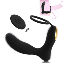 Wireless Remote Control Anal Plug Prostate Massager Men Masturbator Anal G Spot Vibrator Sex Toy Peni Ring USB Rechargeable sexo 2024 - buy cheap