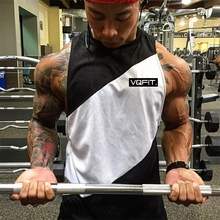 Brand Fitness Gyms Clothing Bodybuilding Stringer Tank Top Men Sportswear Singlet Cotton Mesh Sleeveless Shirt Muscle Vest 2024 - buy cheap