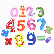 15 pcs Wooden Numeric Symbol Fridge Magnets Kids Educational Maths Toy Refrigerator Magnet  7M5S 2024 - buy cheap