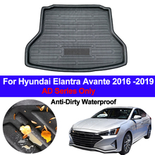 Car Rear Boot Cargo Liner Tray Trunk Floor Carpet Mats Carpets Pad Anti-dirty For Hyundai Elantra Avante 2016 2017 2018 2019 2024 - buy cheap