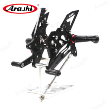 Arashi-apoio para pés ajustável cnc, para yamaha, yzf, r3, r25 2005-2011, tamanhos 2015, 2021, 2015, 2016, 2017 2024 - compre barato