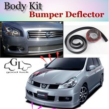 Bumper Lip Deflector Lips For Nissan AD Van Y12 Front Spoiler Skirt For TOPGEAR Friends to Car Tuning View / Body Kit / Strip 2024 - buy cheap