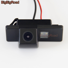BigBigRoad Автомобильная камера заднего вида для парковки CCD Водонепроницаемая камера ночного видения для Citroen C4 C5 C-triomphe C-Qquatre C4 Dualis 2024 - купить недорого