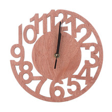 Fashion 3D Wall Clock New Round Digital Number Creative Wooden Tree Silent Clock For Home Kitchen Office Decoration H0404 2024 - buy cheap