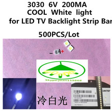 500PCS/Lot  For LG led tv backlight  3030  6V  kit electronique led led for lcd tv repair Assorted pack kit Cool white 2024 - buy cheap