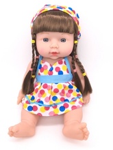 30CM Simulation Silicone Newborn Baby Dolls Children Playmates Early Learning Baby Toy Shower Toys Kids New Year Christmas Gifts 2024 - buy cheap