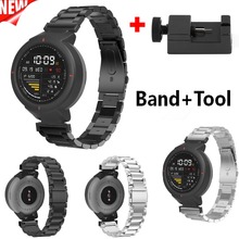 2 In1 Strap for Xiaomi Huami Amazfit Verge 3 Watch Band Stainless Steel Wristband Bracelet for Amazfit Verge Watchband with Tool 2024 - buy cheap