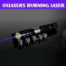 Oxlasers ox-bx3 445nm 1000 МВт-2000 МВт высокой мощности фокус Синий лазерная указка (5 звезд Шапки) сжигание лазерный + бесплатная доставка 2024 - купить недорого