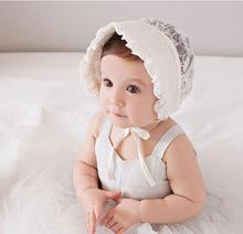 Детская кружевная шапочка Arloneet, милая шапочка с цветочным кружевом для новорожденных девочек, аксессуары для волос, x1001 2024 - купить недорого