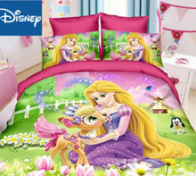 Disney Princess Bedding Set Quilt Covers Single Size For Girls Bedroom Decor 99x190cm Bed Twin Fitted Sheet 3/4Pcs Free Shipping 2024 - buy cheap