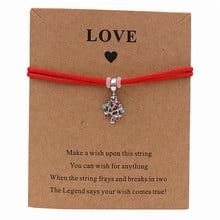 Tree Of Life Charms Wish Bracelet Mom Dad Baby Kids Gift Simple Red String Charm Bracelets Jewelry for Women Men Drop Shipping 2024 - buy cheap