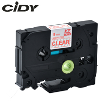 CIDY Tze 122 Tz122 red on clear Laminated Compatible P touch 9mm tze-122 tz-122 tze122 Label Tape Cassette Cartridge 2024 - buy cheap