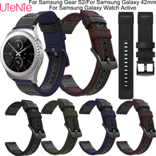 20mm cinta para samsung gear s2/galaxy 42mm fronteira pulseira para samsung galaxy relógio inteligente ativo pulseira acessórios 2024 - compre barato