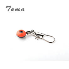TOMA 50pcs 35mm Rolling Fishing Tackle Ball Bearing Swivel Solid Rings Heavy Duty Stainless Steel Fishing Swivels Connector 2024 - buy cheap