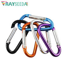 Rayseeda 5pcs/Lot Spring Carabiner For Keys Aluminium Alloy Keychain Climbing Carabiners Hanging Hook Buckle For Outdoor Camping 2024 - buy cheap